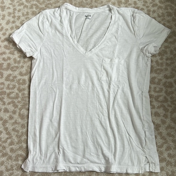 Madewell white whisper tee size small - Picture 1 of 2